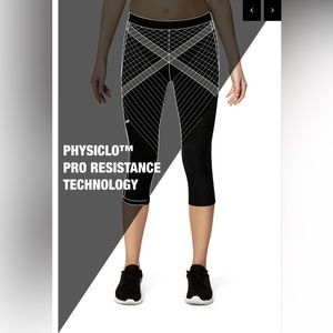 Physiclo Resistance Band XS Black Leggings- NEW w/TAGS and ORIGINAL PACKAGING
